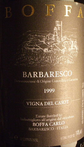 [foto: Boffa Barbaresco Casot 1999]